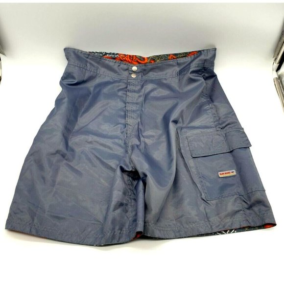 Quik Sand Sportswear Board Shorts Mens 36" Waist Reversable Beach Swim Vacation - Picture 6 of 8